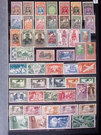 1890-1990 Collection des colonies en 6 albums plus
