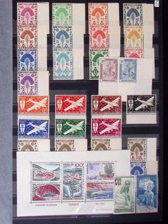 1890-1990 Collection des colonies en 6 albums plus