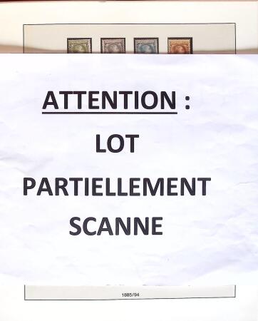 1852-1990 Lot rassemblant différentes collections