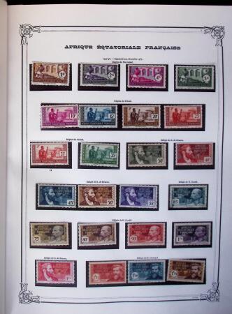 1880-1980 Collection en 14 albums avec des pays bien