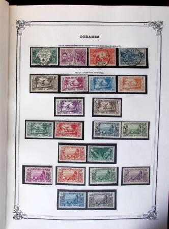 1880-1980 Collection en 14 albums avec des pays bien