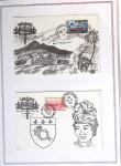 1964-2010 8 beaux classeurs de Poste Navale: porte-hélicoptères