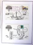 1964-2010 8 beaux classeurs de Poste Navale: porte-hélicoptères