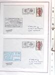 1964-2010 8 beaux classeurs de Poste Navale: porte-hélicoptères