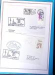 1964-2010 8 beaux classeurs de Poste Navale: porte-hélicoptères