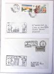 1964-2010 8 beaux classeurs de Poste Navale: porte-hélicoptères