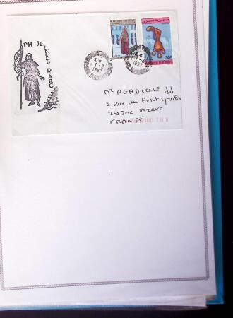 1964-2010 8 beaux classeurs de Poste Navale: porte-hélicoptères