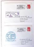 1964-2010 8 beaux classeurs de Poste Navale: porte-hélicoptères