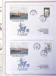 1964-2010 8 beaux classeurs de Poste Navale: porte-hélicoptères
