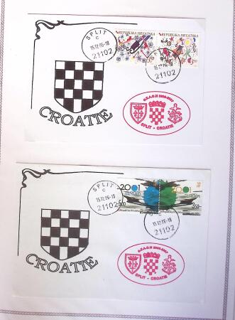 1964-2010 8 beaux classeurs de Poste Navale: porte-hélicoptères