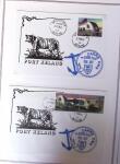 1964-2010 8 beaux classeurs de Poste Navale: porte-hélicoptères