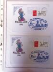 1964-2010 8 beaux classeurs de Poste Navale: porte-hélicoptères