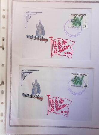 1964-2010 8 beaux classeurs de Poste Navale: porte-hélicoptères