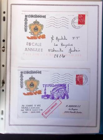 1964-2010 8 beaux classeurs de Poste Navale: porte-hélicoptères