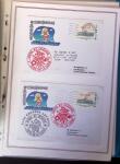 1964-2010 8 beaux classeurs de Poste Navale: porte-hélicoptères