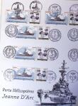 1964-2010 8 beaux classeurs de Poste Navale: porte-hélicoptères