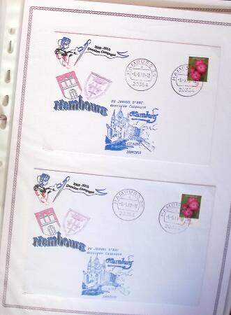 1964-2010 8 beaux classeurs de Poste Navale: porte-hélicoptères