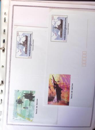 1964-2010 8 beaux classeurs de Poste Navale: porte-hélicoptères