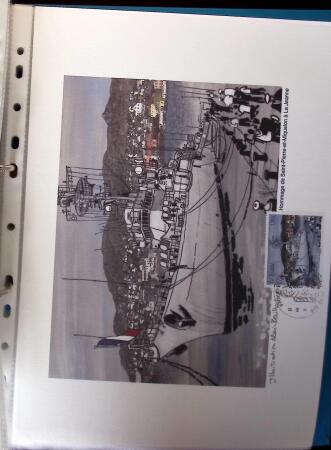 1964-2010 8 beaux classeurs de Poste Navale: porte-hélicoptères