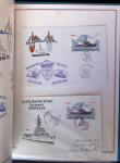 1964-2010 8 beaux classeurs de Poste Navale: porte-hélicoptères