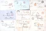 1820-1876 Lot d'une centaine de lettres diverse, avec