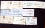 1820-1876 Lot d'une centaine de lettres diverse, avec