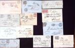 1820-1876 Lot d'une centaine de lettres diverse, avec