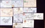 1820-1876 Lot d'une centaine de lettres diverse, avec