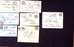 1820-1876 Lot d'une centaine de lettres diverse, avec