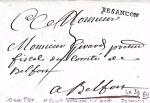 1739-1826 Petite boite de lettres avec des marque postales