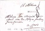 1739-1826 Petite boite de lettres avec des marque postales