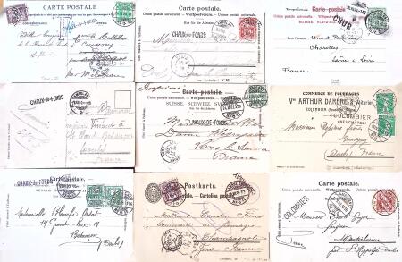 1893-1946 100 lettres avec marques Ambulants de Gares