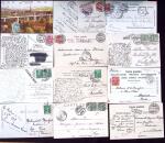 1893-1946 100 lettres avec marques Ambulants de Gares