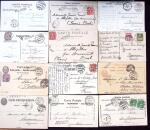 1893-1946 100 lettres avec marques Ambulants de Gares