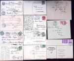 1893-1946 100 lettres avec marques Ambulants de Gares