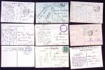 +150 lettres/CPA avec cachets d'Hôpitaux militaires