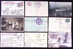 +150 lettres/CPA avec cachets d'Hôpitaux militaires