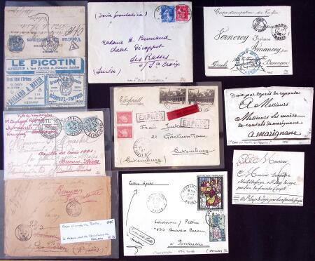 1776-1960 Ensemble de lettres et documents divers,