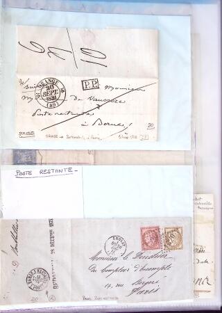 1776-1960 Ensemble de lettres et documents divers,
