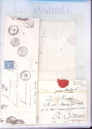 1776-1960 Ensemble de lettres et documents divers,