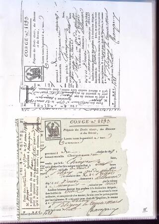 1776-1960 Ensemble de lettres et documents divers,