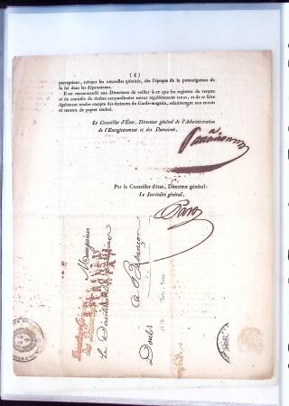 1776-1960 Ensemble de lettres et documents divers,