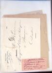 1776-1960 Ensemble de lettres et documents divers,