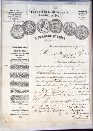 1776-1960 Ensemble de lettres et documents divers,