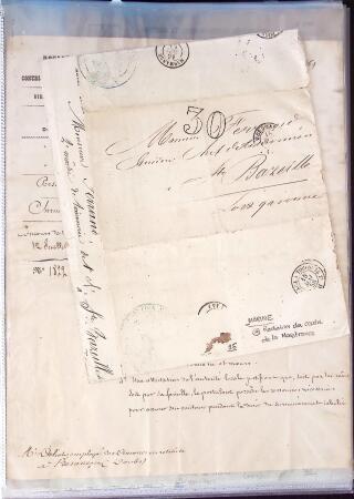 1776-1960 Ensemble de lettres et documents divers,