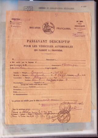 1776-1960 Ensemble de lettres et documents divers,