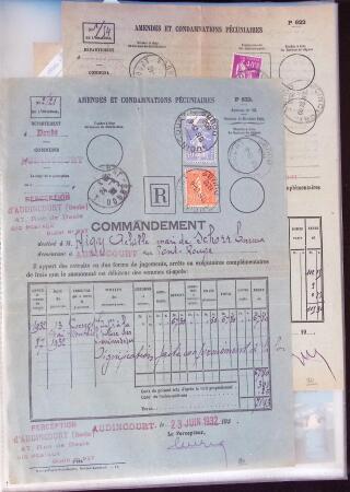 1776-1960 Ensemble de lettres et documents divers,