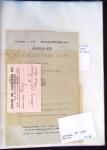 1776-1960 Ensemble de lettres et documents divers,