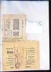 1776-1960 Ensemble de lettres et documents divers,