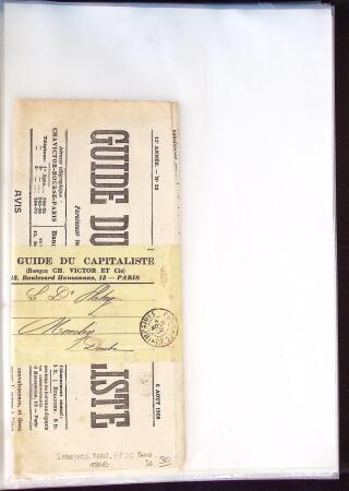 1776-1960 Ensemble de lettres et documents divers,